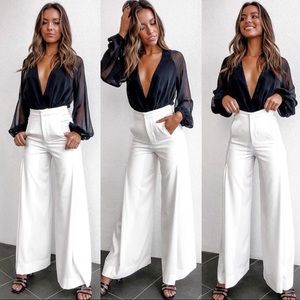 Ocean Eyes White Pants